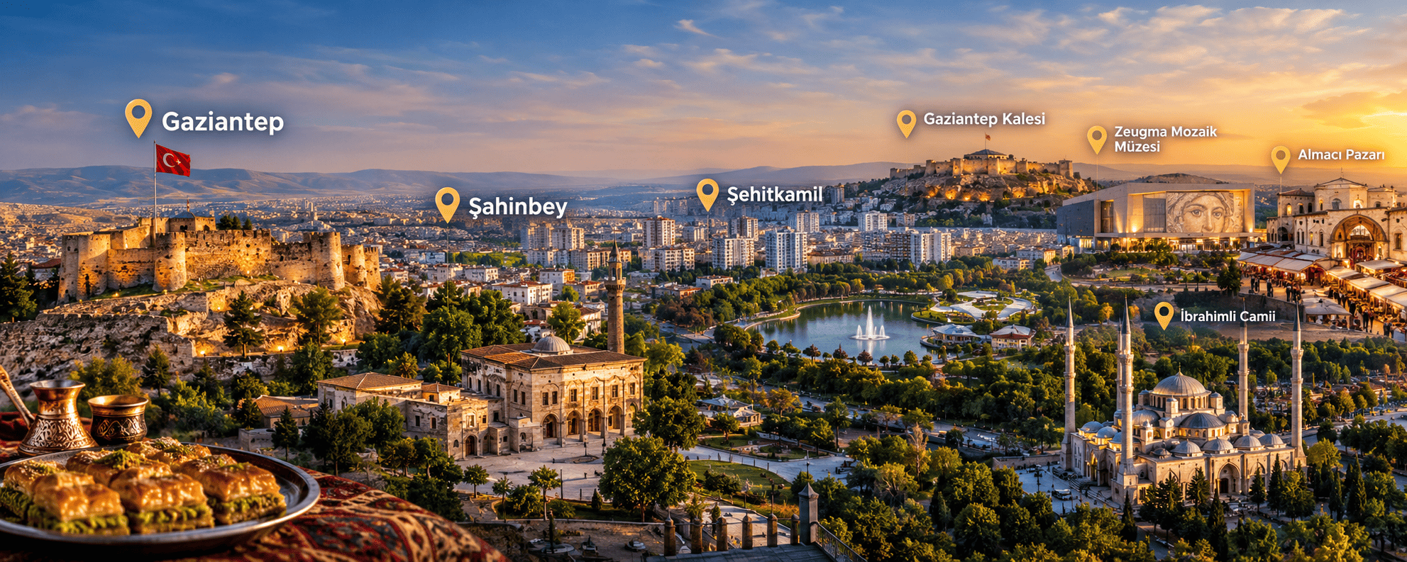 Gaziantep şehir merkezi - Gaziantep taksi çağır